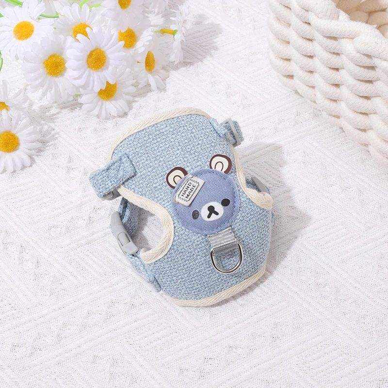 Cute Cat Harness and Leash Set - Lightweight & Escape Proof - Adjustable and Soft Walking Harness for Cats