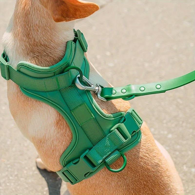 No Pull Lightweight Adjustable Dog Harness, Durable Breathable Mesh Dog Vest Harness with Soft & Comfortable Cushion