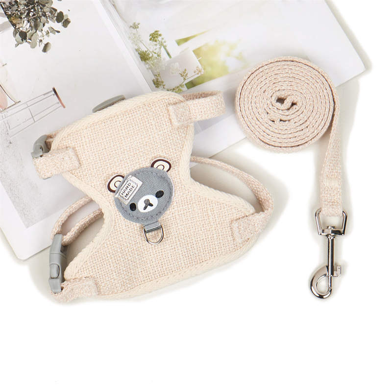Cute Cat Harness and Leash Set - Lightweight & Escape Proof - Adjustable and Soft Walking Harness for Cats