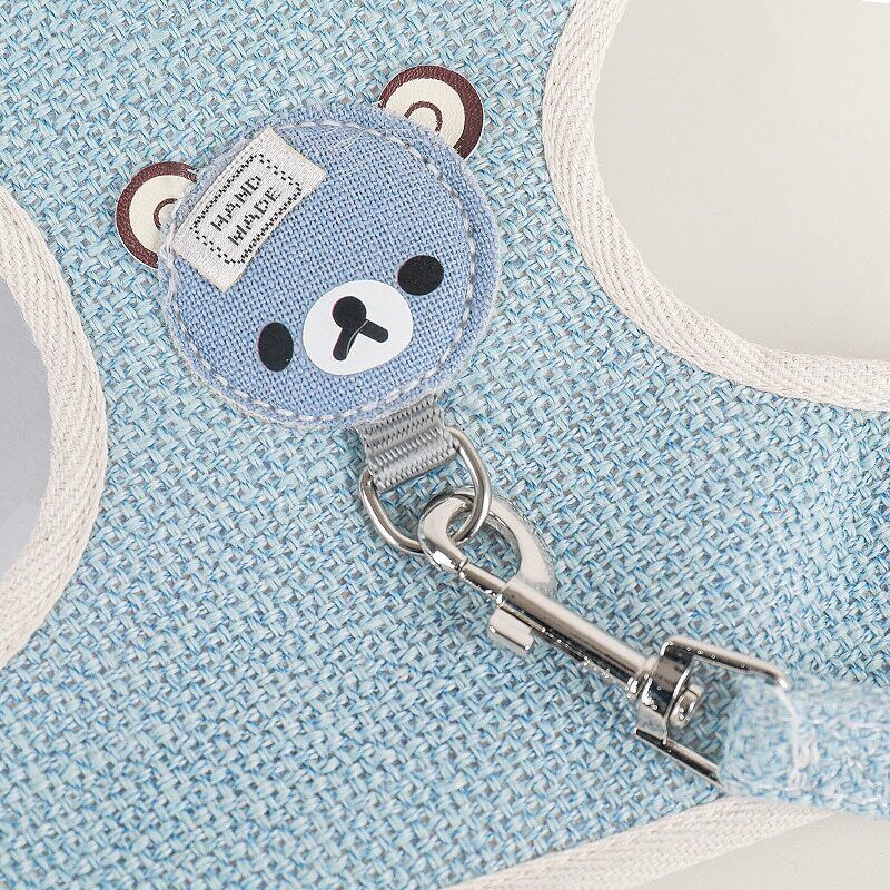 Cute Cat Harness and Leash Set - Lightweight & Escape Proof - Adjustable and Soft Walking Harness for Cats
