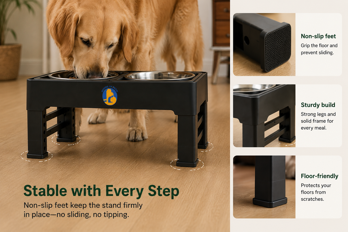 My Dog Keeps Tipping Over the Elevated Bowl. How to Stop It