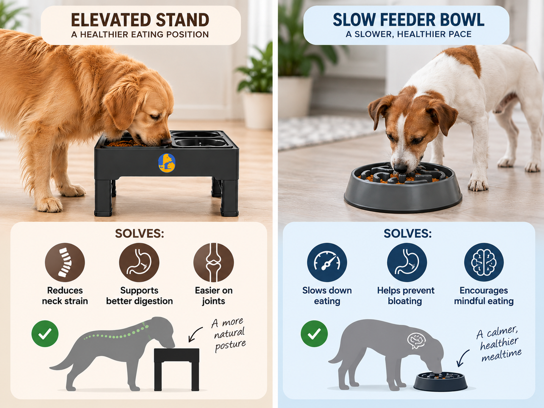 Elevated Bowl vs. Slow Feeder: Which Does Your Dog Need?
