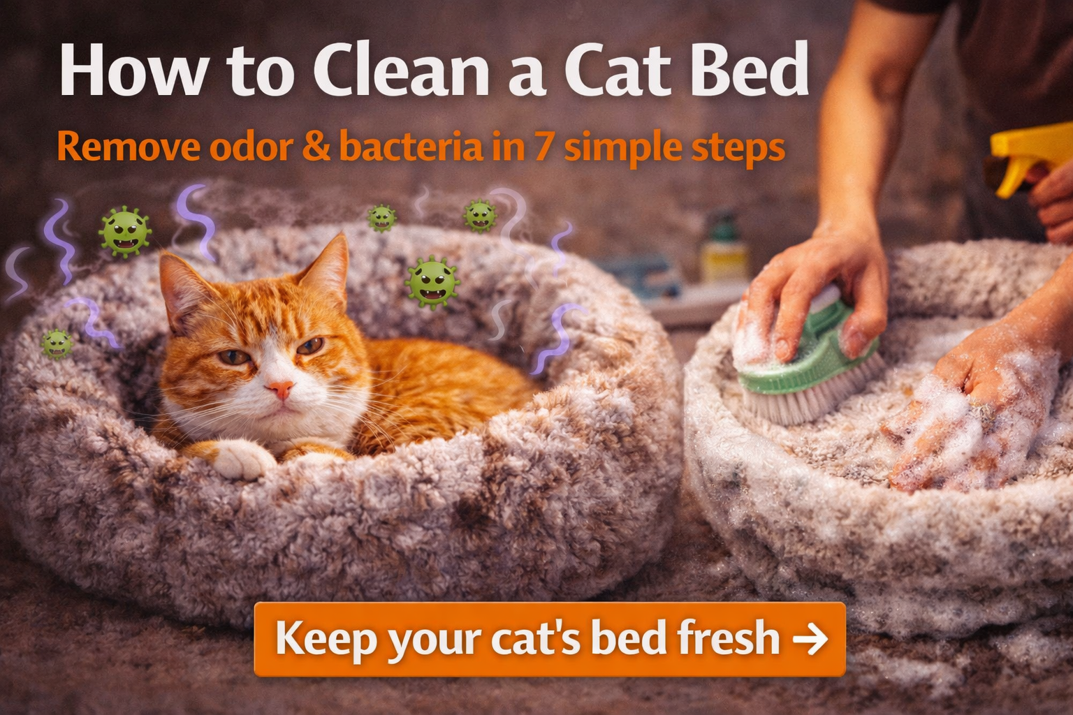 How to Clean a Cat Bed: 7 Easy Steps That Work