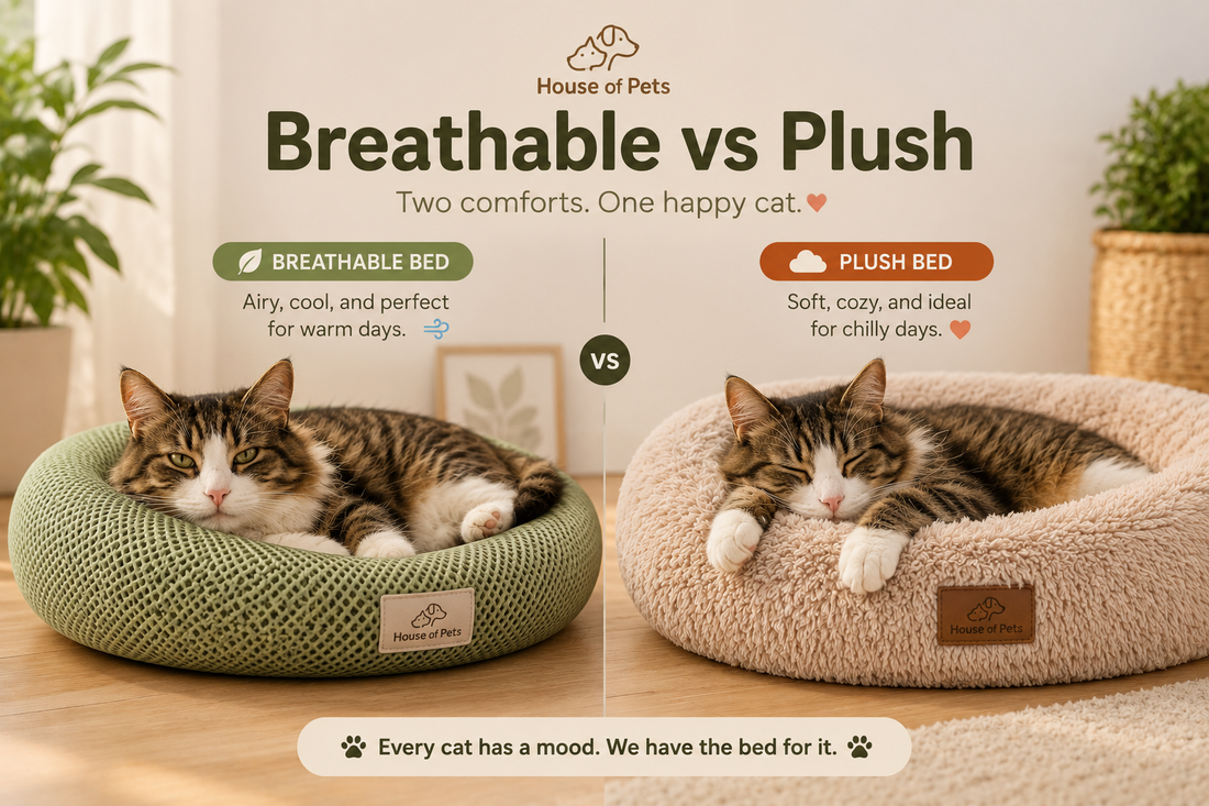 Breathable vs Plush Cat Beds: Which Is Right for Your Cat?