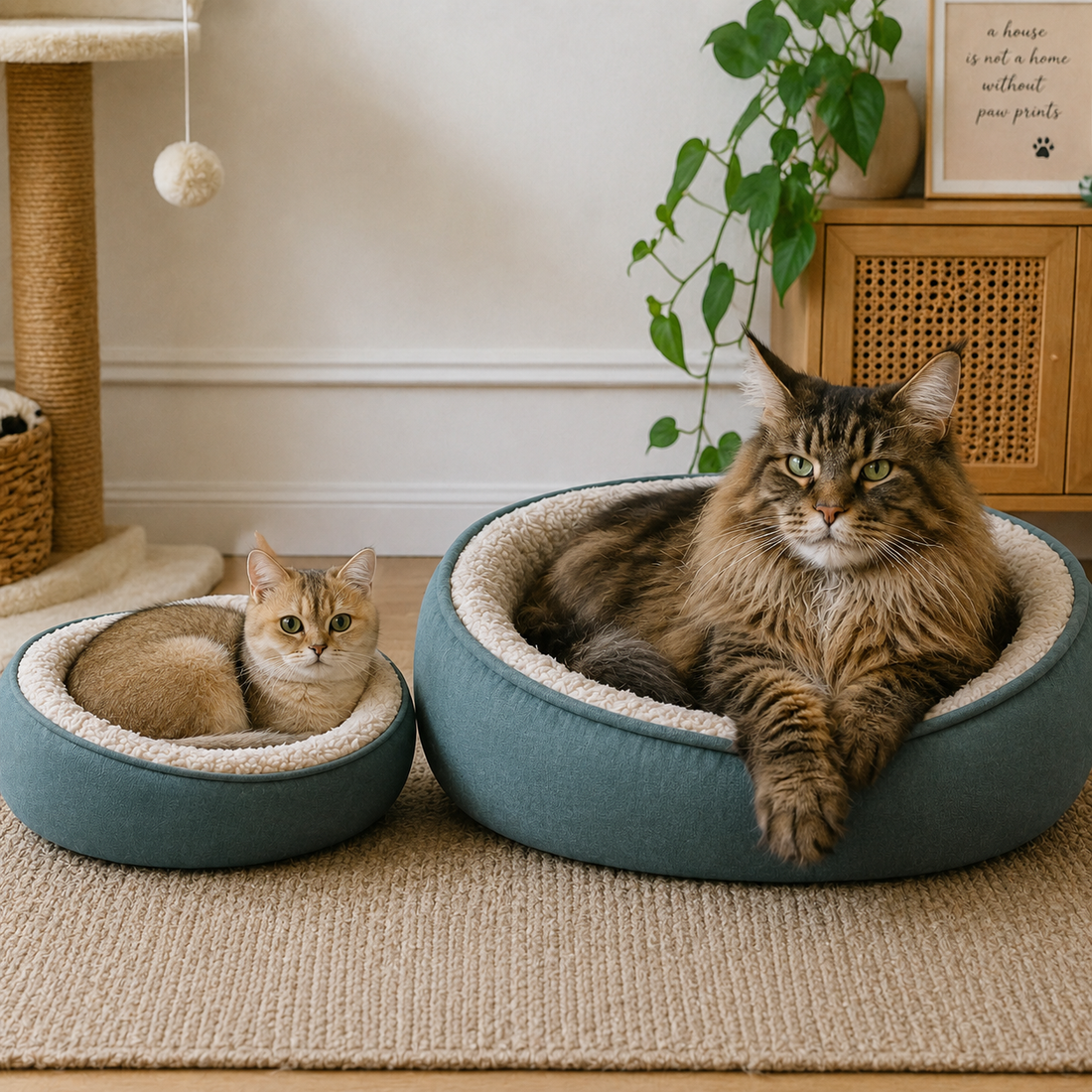Cat Bed Size Guide for All Breeds