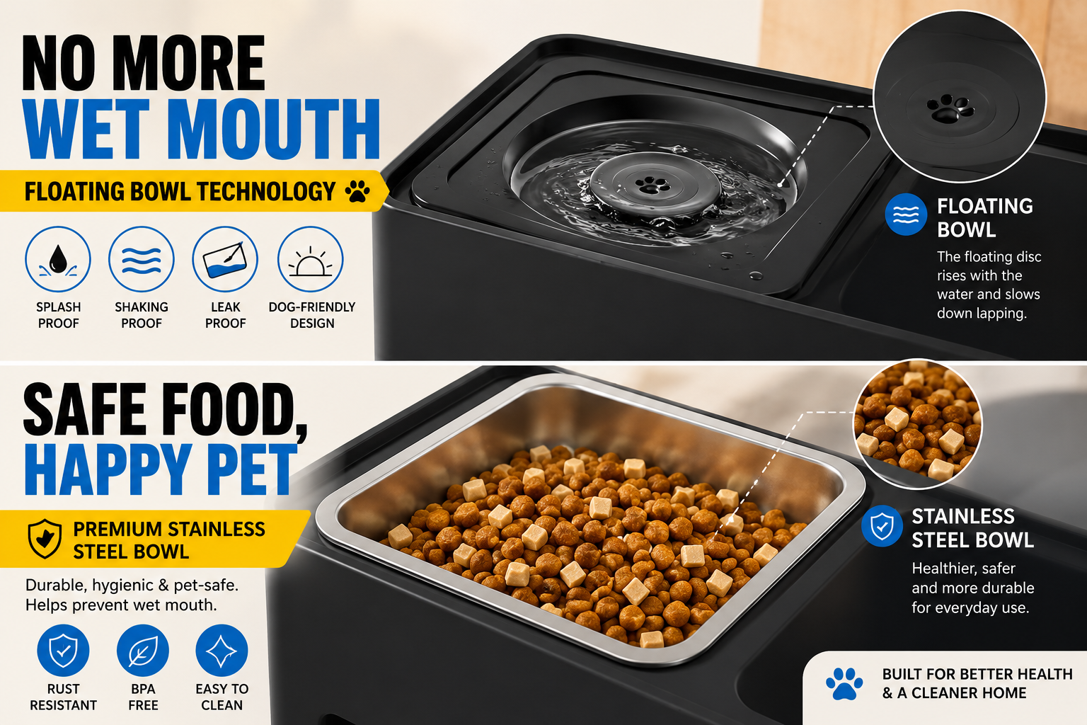 Non-Spill Water Bowls Explained: How the No-Splash Design Works