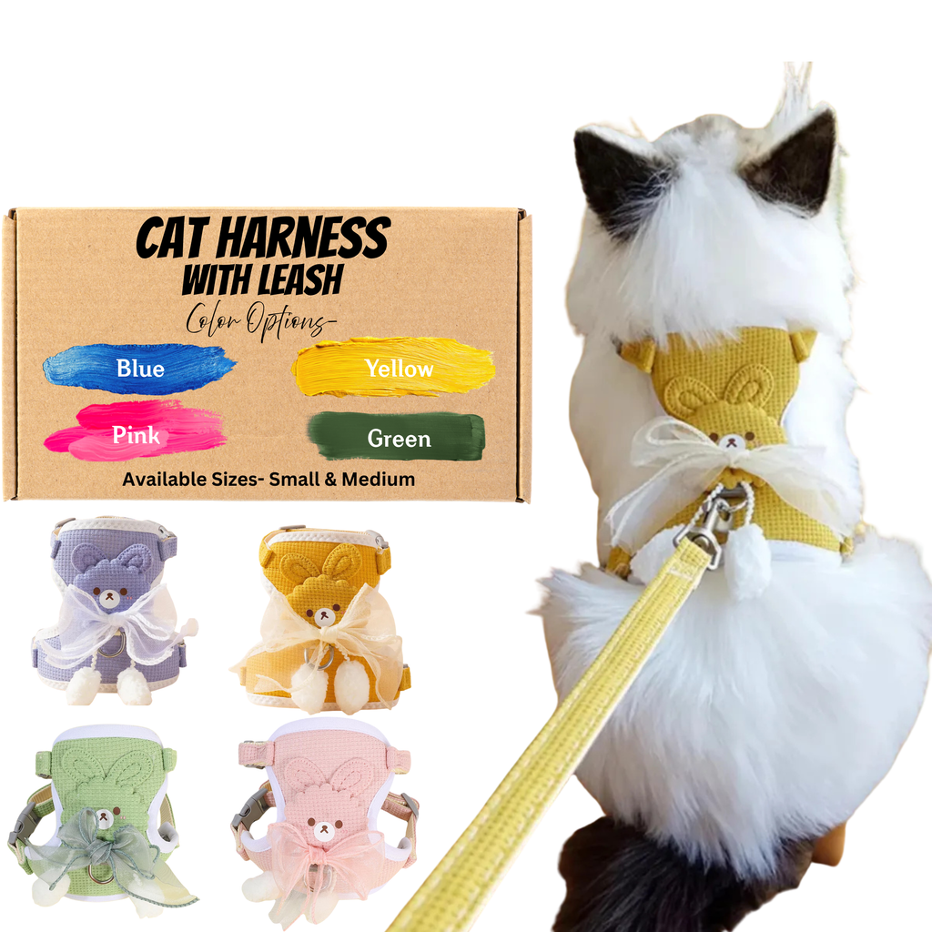 Cat Tunnel Bed + Harness Bundle – Play, Explore & Nap