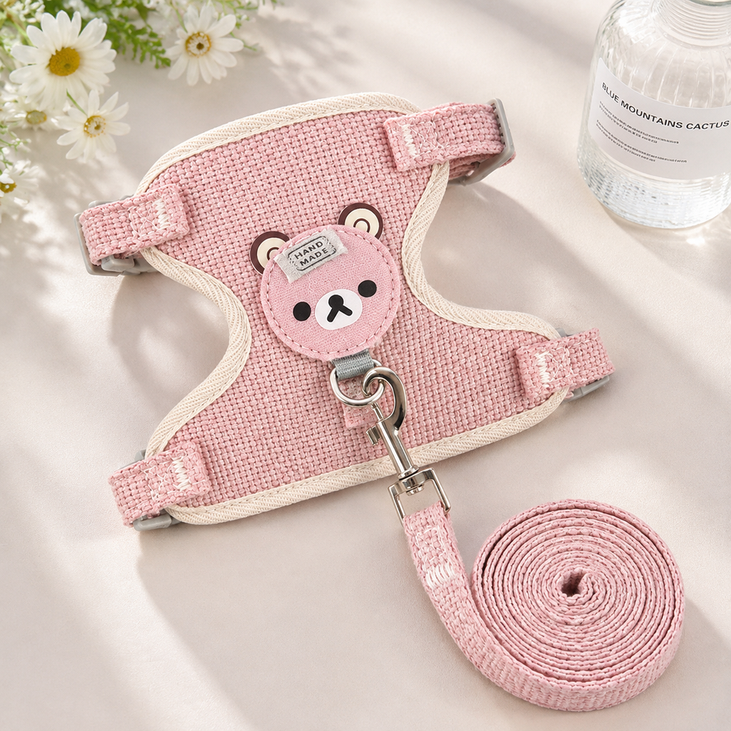 Cat Harness and Leash Set for Walking – Escape Proof, Soft Adjustable Vest Harness for Small, Medium & Large Cats and Kittens