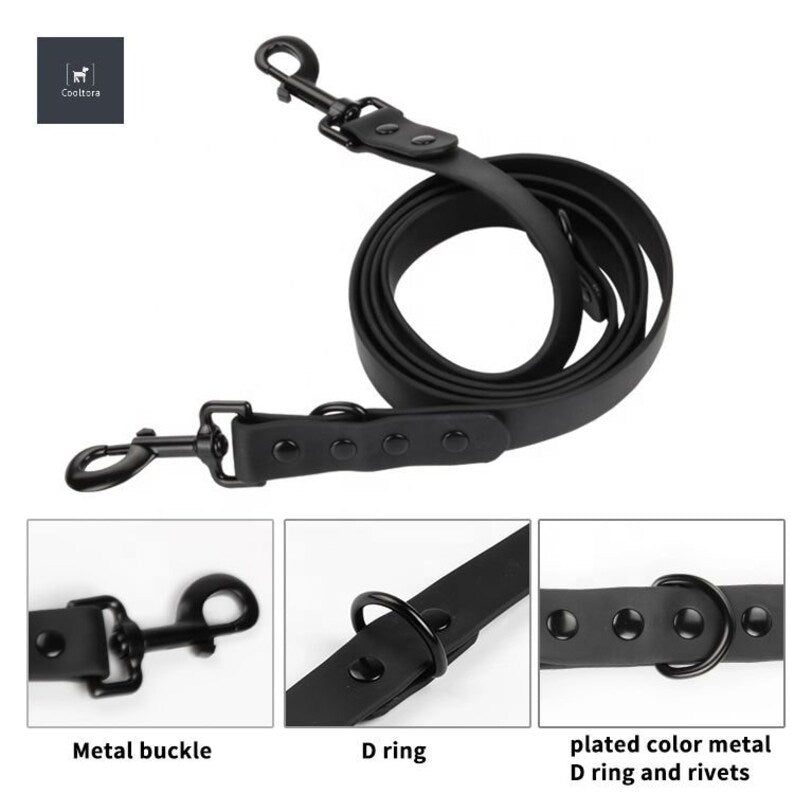 Waterproof Premium Dog leashes for Dogs with 2 Hooks,Training Leash,Adjustable Lengths for Traffic Control Safety, Durable and Odor Proof.